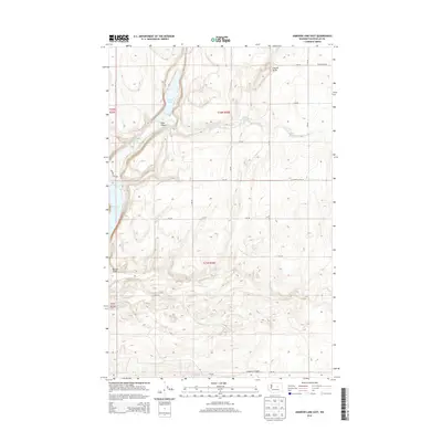 2014 Map of Jameson Lake East, 2014 Print