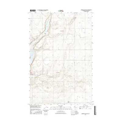 2017 Map of Jameson Lake East, 2017 Print