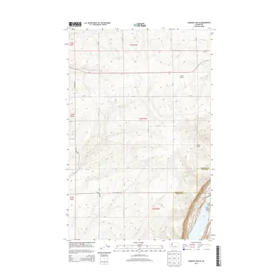 2014 Map of Jameson Lake SE, 2014 Print