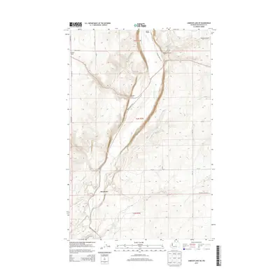 2014 Map of Jameson Lake SW, 2014 Print