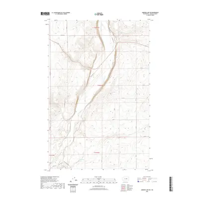 2020 Map of Jameson Lake SW, 2020 Print