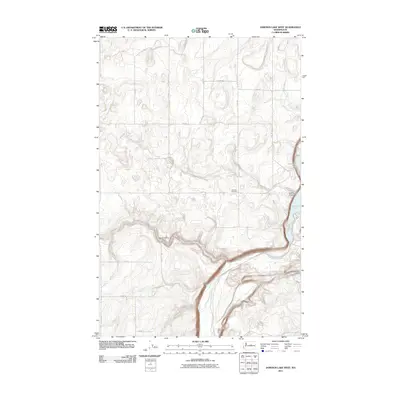2011 Map of Jameson Lake West, 2011 Print