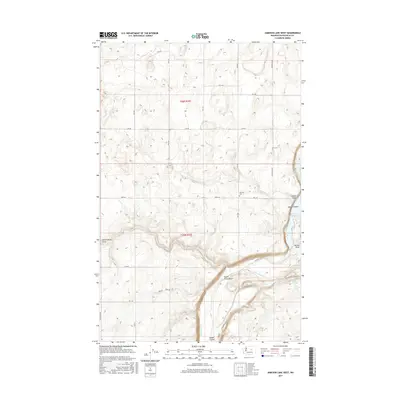 2017 Map of Jameson Lake West, 2017 Print