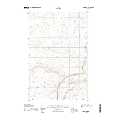 2020 Map of Jameson Lake West, 2020 Print