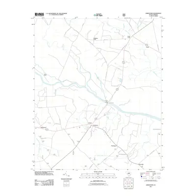 2011 Map of Jamestown, 2011 Print