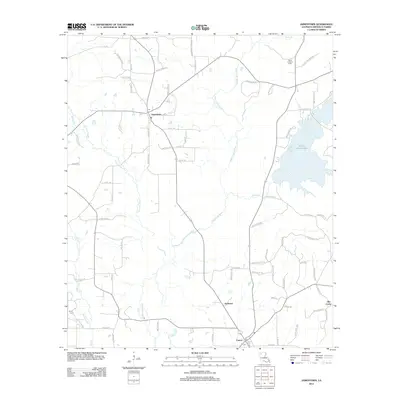 2012 Map of Jamestown, 2012 Print