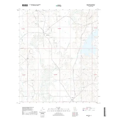 2018 Map of Jamestown, 2018 Print