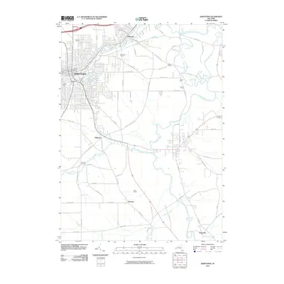 2010 Map of Jamestown, 2010 Print