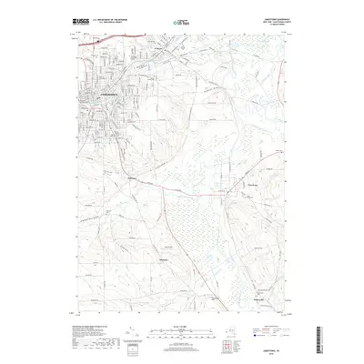 2019 Map of Jamestown, 2019 Print