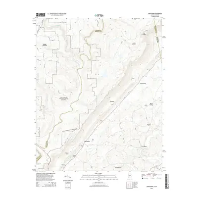 2014 Map of Jamestown, 2014 Print