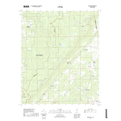 2018 Map of Jamestown, 2018 Print