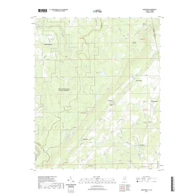 2020 Map of Jamestown, 2020 Print