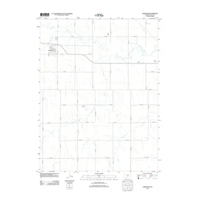 2012 Map of Jamestown, 2012 Print