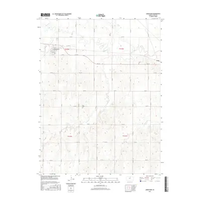 2016 Map of Jamestown, 2016 Print