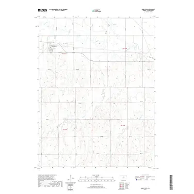 2018 Map of Jamestown, 2018 Print