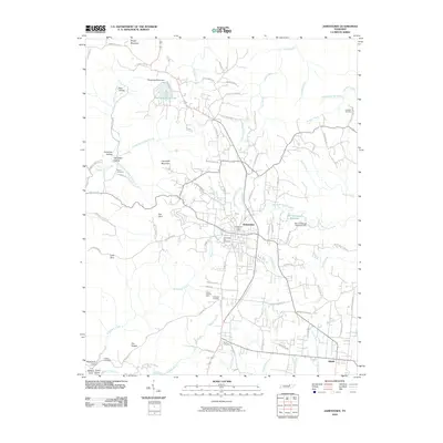 2010 Map of Jamestown, 2010 Print