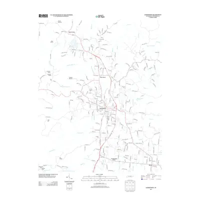 2013 Map of Jamestown, 2013 Print