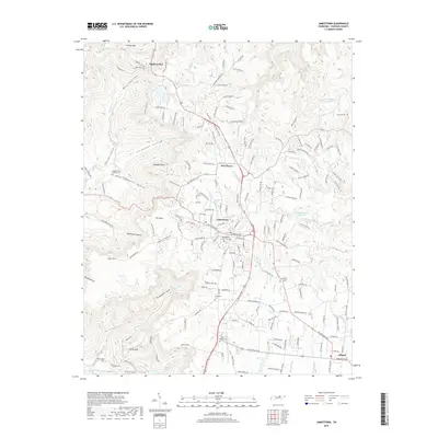 2019 Map of Jamestown, 2019 Print