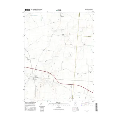 2016 Map of Jamestown, 2016 Print
