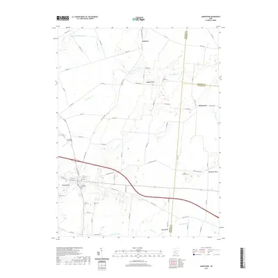 2019 Map of Jamestown, 2019 Print