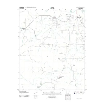 2011 Map of Jamestown, 2011 Print