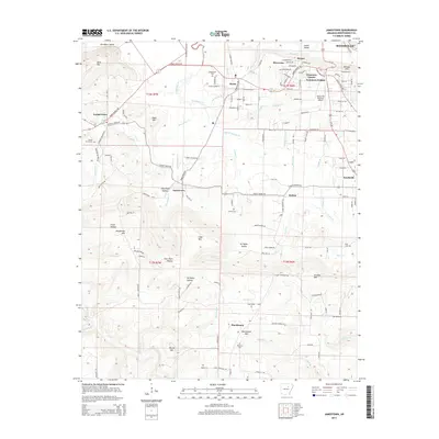 2014 Map of Jamestown, 2014 Print
