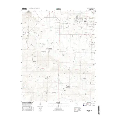 2017 Map of Jamestown, 2017 Print