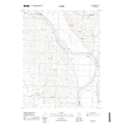 2017 Map of Jamestown, 2017 Print