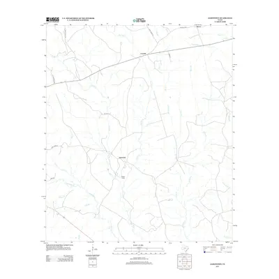 2012 Map of Jamestown, 2012 Print