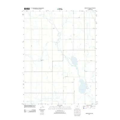 2012 Map of Jamestown NW, 2012 Print