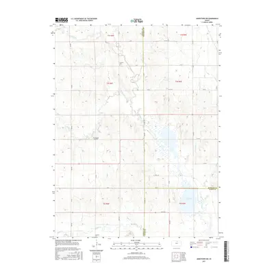 2015 Map of Jamestown NW, 2015 Print