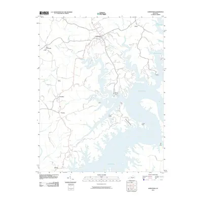 2010 Map of Jamestown, 2010 Print