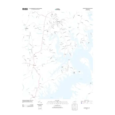 2013 Map of Jamestown, 2013 Print