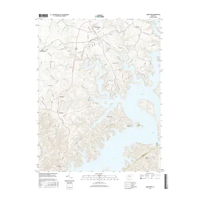 2016 Map of Jamestown, 2016 Print