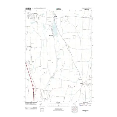 2013 Map of Jamesville, 2013 Print