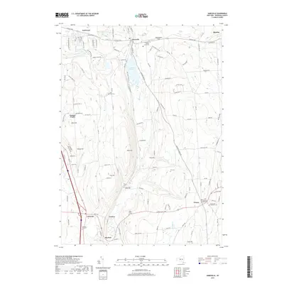 2019 Map of Jamesville, 2019 Print
