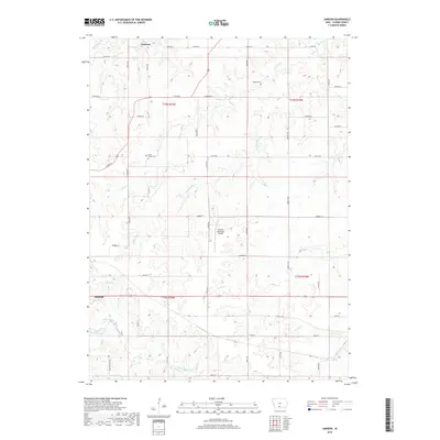 2018 Map of Jamison, 2018 Print