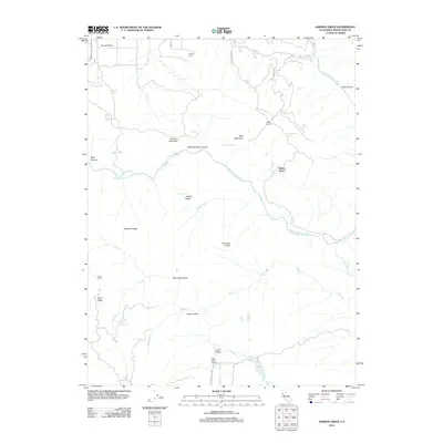 2012 Map of Jamison Ridge, 2012 Print