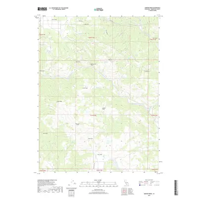 2018 Map of Jamison Ridge, 2018 Print