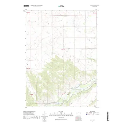 2017 Map of Jamison SW, 2017 Print