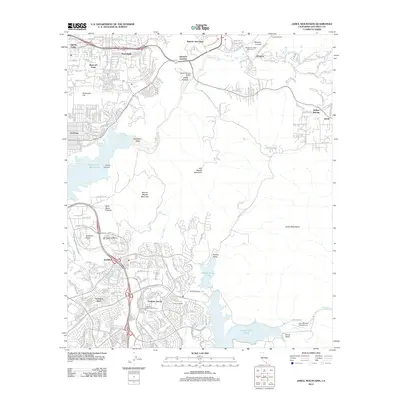 2012 Map of Jamul Mountains, 2012 Print