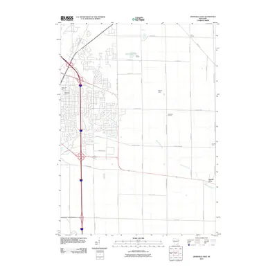 2010 Map of Janesville East, 2010 Print