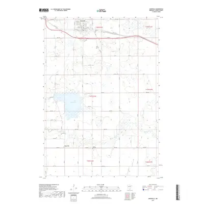 2019 Map of Janesville, 2019 Print