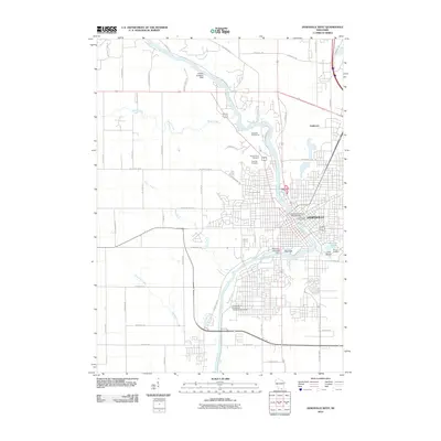 2010 Map of Janesville West, 2010 Print