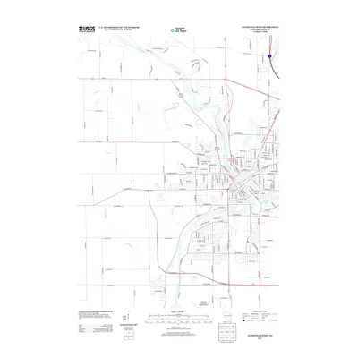 2013 Map of Janesville West, 2013 Print
