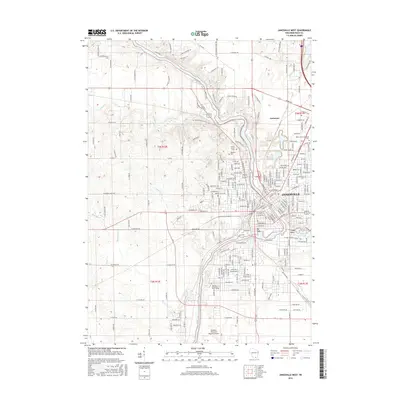 2016 Map of Janesville West, 2016 Print