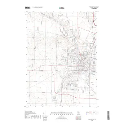 2018 Map of Janesville West, 2018 Print
