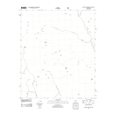 2011 Map of Jaralosa Mountain, 2011 Print