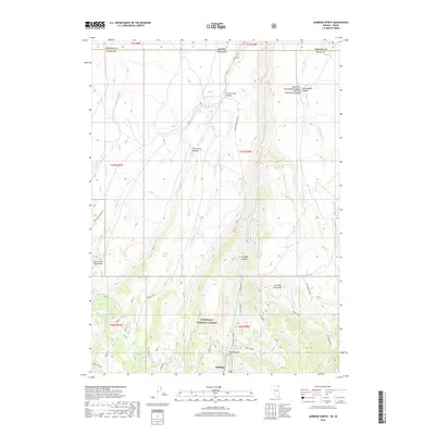 2018 Map of Jarbidge North, 2018 Print