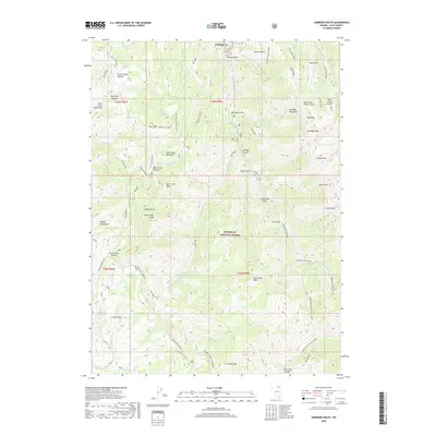 2018 Map of Jarbidge South, 2018 Print